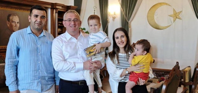 Mucizenin Adı Talha Oğuz Kaymakam Önder'i Ziyaret Etti