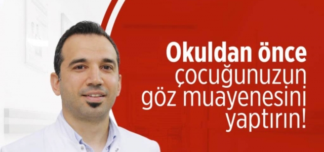 Okul Öncesinde Göz Muayenesi Çok Önemli