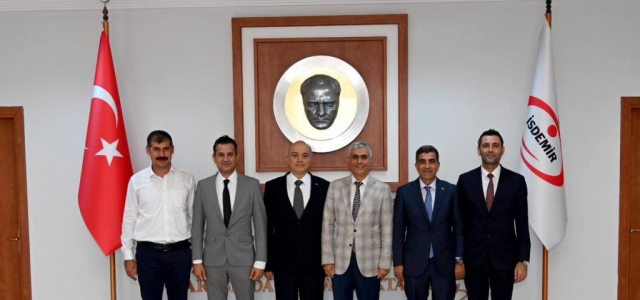 Özçelik-İş İskenderun Şubesi Genel Müdür Ayhan Akın'ı Ziyaret Etti