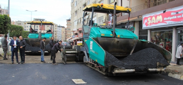 Pınarbaşına Beton Asfalt Döşeniyor