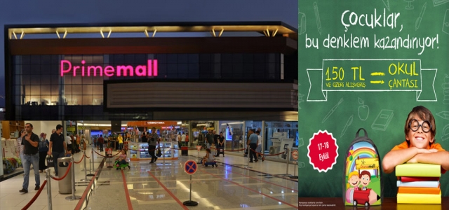 Primemall'dan Öğrencilere Okul Hediyesi!