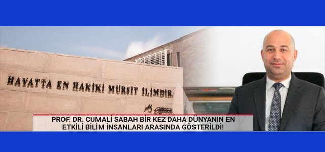 Prof. Dr. Cumali Sabah Hatay'ın Gururu Olmaya Devam Ediyor...