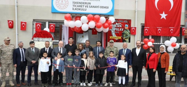 Şehit Uzman Çavuş Bican Kapılay'ın Anısına Kütüphane Açıldı