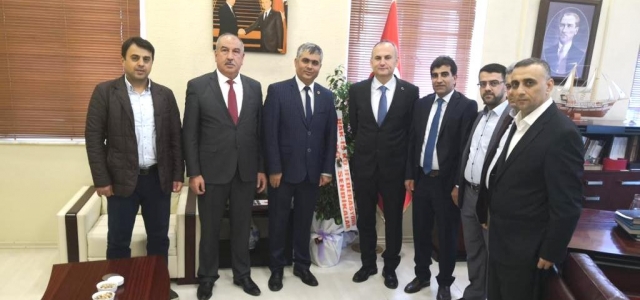 Sendikacılardan Kaymakam Yönden'e Ziyaret