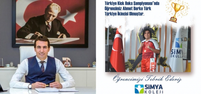 Simya'lı Türk, Kick Boksta Türkiye İkincisi