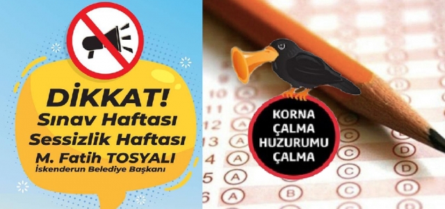 Sınav Günü Sessizlik Günü!