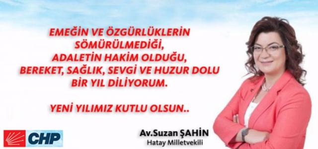 Suzan Şahin'den Yeni Yıl Mesajı