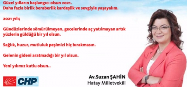 Suzan Şahin'den Yeni Yıl Mesajı