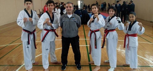 Taekwondo'da 5 Birincilik!