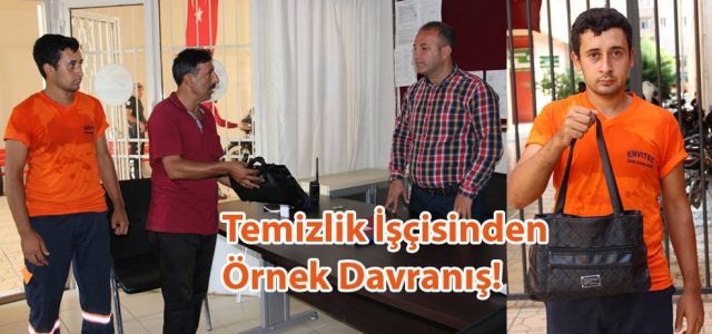 Temizlik Görevlisinden Örnek Davranış!