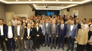 AK PARTİ HATAY İL KOORDİNATÖRÜ RASİM ERDOĞMUŞ İSKENDERUN'DA PARTİLİLERLE BULUŞTU
