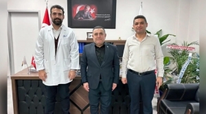 ARİAD Başkanı Ağır'dan Başhekim Kanar'a Hayırlı Olsun Ziyareti