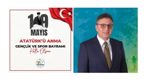 BAŞKAN DÖNMEZ'DEN 19 MAYIS ATATÜRKÜ ANMA, GENÇLİK VE SPOR BAYRAMI MESAJI