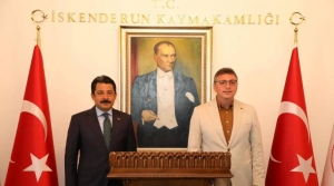 Başkan Dönmez'den Kaymakam Demiryürek'e Ziyaret