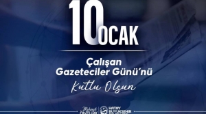 Başkan Öntürk'ün 10 Ocak Çalışan Gazeteciler Günü Mesajı