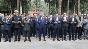ÇANAKKALE ZAFERİ'NİN 110. YILDÖNÜMÜNDE ŞEHİTLER UNUTULMADI