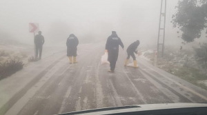 HBB'nin Karla Mücadelesi Gece Boyunca Sürdü