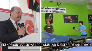 İskenderun'da GSB Yaz Spor Okulları Kursları Devam Ediyor