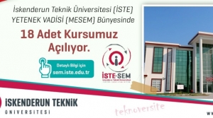 İSTE-Yetenek Vadisi'nde Eğitimler Başlıyor