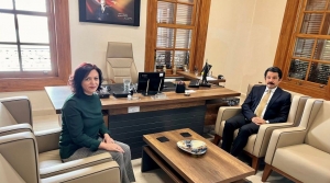 Kaymakam Demiryürek'ten Nüfus Müdürü Pınar Açıkgöz'e Ziyaret