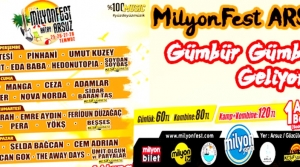 Milyonfest Arsuz Programı Açıklandı