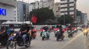 MOTOSİKLET TUTKUNLARINDAN 23 NİSAN KORTEJİ…