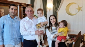 Mucizenin Adı Talha Oğuz Kaymakam Önder'i Ziyaret Etti