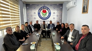 Nuri Üysen ve İGC Yönetiminden EĞİTİM-BİR-SEN'e Hayırlı Olsun Ziyareti