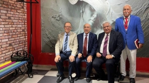 Ömer Balıbey ve Prof. Dr. Servet Özdemir Yükseliş Koleji'nde