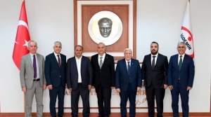 Özçelik-İş Sendikası'ndan İsdemir Genel Müdürü Akın'a Hayırlı Olsun Ziyareti