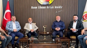 YENİDEN REFAH PARTİSİ, İSKENDERUN GAZETECİLER CEMİYETİ'Nİ ZİYARET ETTİ