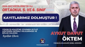 Yükseliş Koleji'nde 5. ve 6. Sınıflar Şimdiden Doldu!