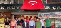 Altın Adamlar Ahilik Bayramı'nda Esnafa Çiçek Dağıttı…