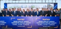 BAKAN TUNÇ'UN KATILIMIYLA ERZİN ADLİYE SARAYI TEMELİ ATILDI