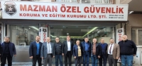 Başkan Adayı Mehmet Dönmez'den Mazman Güvenliğe Ziyaret