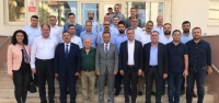 Başkan Gül ve MHP Heyetinden Emniyet Müdürü Güneş'e Ziyaret