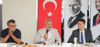 BAŞKAN ÖNTÜRK KENT KONSEYİ ÜYELERİYLE BİR ARAYA GELDİ