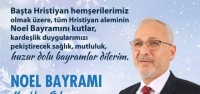 Başkan Tosyalı'dan Noel Bayramı Mesajı