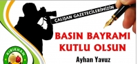 Başkan Yavuz'un ‘Gazeteciler ve Basın Bayramı' Mesajı