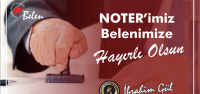 Belen'e Noterlik Hizmeti Geliyor