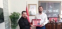 Burak Bila'dan Başkan Mehmet Yalçın'a Ziyaret