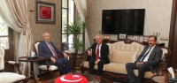 Büyükelçi Adnan Keçeci'den Vali Erdal Ata'ya ziyaret
