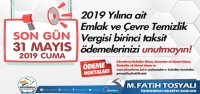Emlak Ve ÇTV Ödemelerinde Son Gün 31 Mayıs