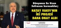 Hatay Vakfı Projeleri Kabul Görüyor