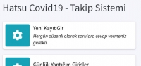 ‘HATSU Covid-19 Takip Sistemi'ni Kurdu