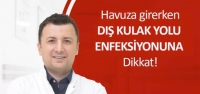 Havuza Girerken Dış Kulak Yolu Enfeksiyonuna Dikkat!