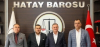 HBB Başkanı Hatay Barosu VE HAMOK'u ve Ziyaret Etti