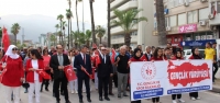 İskenderun'da 19 Mayıs Gençlik Yürüyüşü Düzenlendi