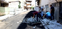 İskenderun'da Yol ve Kaldırım Çalışması