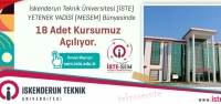 İSTE-Yetenek Vadisi'nde Eğitimler Başlıyor